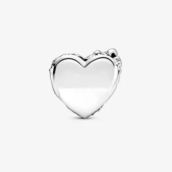 2020 Zimné Nové 925 Sterling Silver Korálky Srdce Kúzlo fit Pôvodné Pandora Náramok Vianočné Šperky