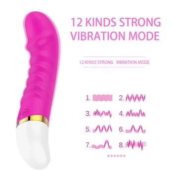 Sexuálne Hračky pre Ženy G-spot Vibrátor, Dildo Klitoris, Vagina Masér Nepremokavé 12 Rýchlosť Dospelých Produkty Žena Masturbator