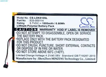Cameron Čínsko 1800mAh Batériu 533-000114 pre Logitech IIIuminated Keyboard K810, K810