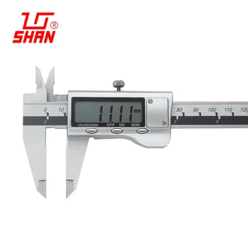 Digitálny Vernier Strmene 0-150 mm 0.01 mm s Vysokou presnosťou Kovu, Nehrdzavejúcej Ocele veľký LCD Strmeň rozchod Elektronický Merací nástroj