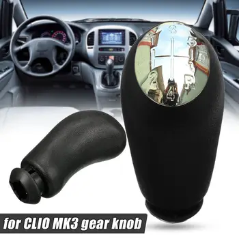 Nové Čierne Auto Výstroj Držať Shift Gombík Pre RENAULT CLIO MK3 3 III MEGANE MK2 SCÉNICKÉ MK2