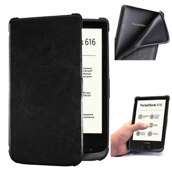 Afesar Rozšírené pu kožené Kryt Pre PocketBook 616 ultra tenký eReader knihy Prípade magnetická spona flip vhodné PB 616 puzdro