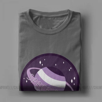 Vintage Space Ace Asexual T-Shirt pre Mužov Čistej Bavlny T Shirt Pride Asexuality Lgbt Lgbtq Krátke Sleeve Tee Tričko Big Veľkosť