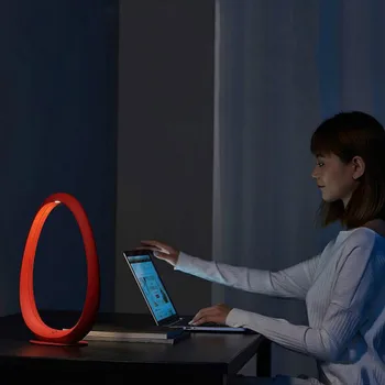 Moderné LED Krúžok stolná Lampa 3 Režim Dotyk Stmievanie Posteli Stolná Lampa USB Nabíjanie Nočné Svetlo pre Deti Deti Čítanie Štúdia