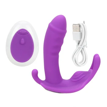 Nositeľné Dildo Vibrátor Bezdrôtový Stimulátor Klitorisu G Mieste Mačička Pošvy Masér Dospelých, Sexuálne Hračky Pre Ženy Pár Sex Stroj