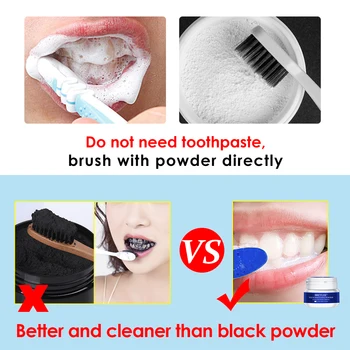 BREYLEE, Bielenie Zubov, Prášok, zubná pasta Zubná Nástroje Biele Zuby Čistenie Ústnej Hygieny, Odstránenie Plaku Škvrny Kefka Gél 30g