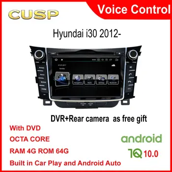 PRAHU Android 10.0 Auto dvd prehrávač Hyundai I30 Elantra GT 2012 2013 2016 2 Din autorádia gps Multimediálne stereo Audio