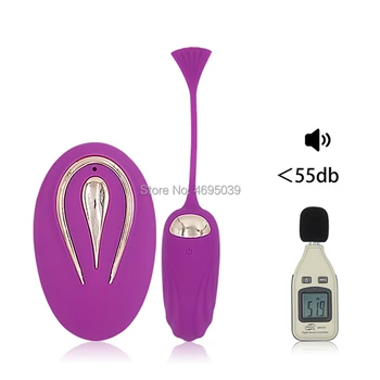 12 Rýchlosť Kegel Vaginálne Loptu Diaľkové Ovládanie Geisha Vibračné Vajíčko Ženy Masáž Mini Výkonný Stimulátor Klitorisu Dospelých Sex Gule