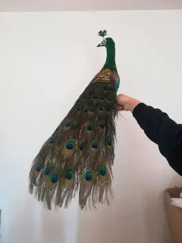 Veľké 80 cm, krásne perie páva model páva vták remeselné strany prop,domáce záhradné dekorácie Vianoce darček p0522