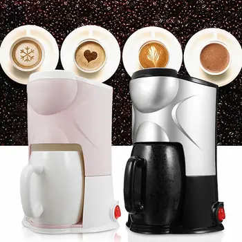220V kávovar Drip Typ Semi-automatický Stroj Cafe Americano Espresso, Kaviareň v Domácnosti, Cappuccino, Latte Maker 300W