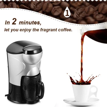 220V kávovar Drip Typ Semi-automatický Stroj Cafe Americano Espresso, Kaviareň v Domácnosti, Cappuccino, Latte Maker 300W