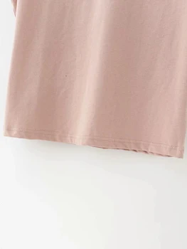 ZXQJ bavlna dámske tričká 2020 bežné ženy t-shirts streetwear ženy rameno-paded topy lete dievčatá soft top žena tričko
