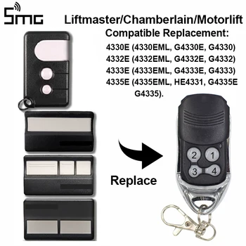 Kompatibilné diaľkové ovládanie Chamberlain Liftmaster 4335E 4330E 4333E 4332E rolling code diaľkový vysielač garážové brány ovládanie