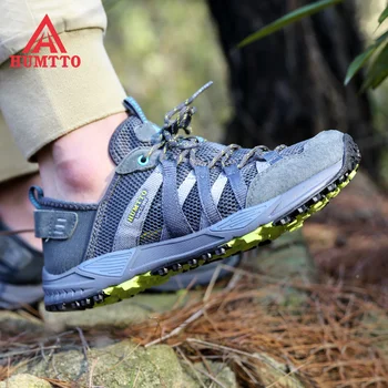 Pánske priedušná ľahké horolezectvo topánky anti slip opotrebovaniu vychádzkové topánky športové topánky