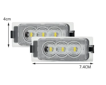 2 KS x LED Licenčné Číslo Svetlo Na Ford Edge 2007-Uniknúť 2008-2012 Mercury Mariner 2008-2011