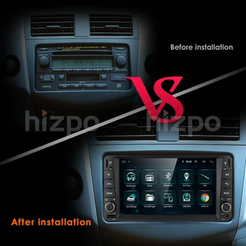 Android 9.0 Pre Toyota Land Cruiser FJ Prado 100 200 120 150 Sériu GPS Stereo Rádio Auto Multimediálny Prehrávač Zrkadlo Odkaz Riadenia