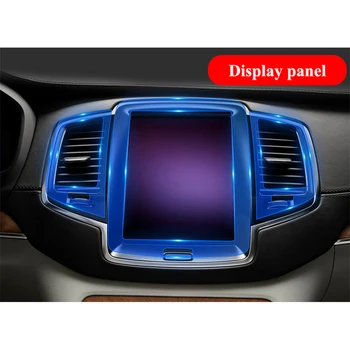 Pre Volvo XC60 S90 V40 V60 XC90 2016 2017 2018 2019 2020 TPU Auto Panel Obrazovky Navigácie Priehľadný Ochranný Film Nálepky
