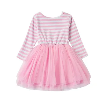 Princezná Dojčenské Oblečenie Šaty Pre Dievčatá Narodeniny Šaty Zimné Dlhý Rukáv Batoľa Detský Dievčatá Ružové Tutu Strany Ležérne Oblečenie