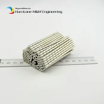 NdFeB Pásov Plechový Magnet Valec Dia. 3x6mm Presnosť Neodýmu, Snímač Magnet N42 Magnetics s Vysokou Kvalitou 100ks