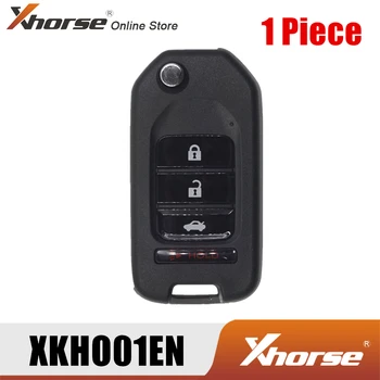 Xhorse XKHO01EN Univerzálne Diaľkové príveskom, 3+1 Tlačidlo pre Honda Typ VVDI Kľúčový Nástroj anglická Verzia