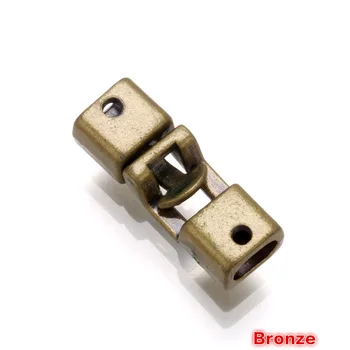 10 ks Kovový náramok lock spona konektory Zlata, Striebra Plátovaného Pre Šperky, Takže DIY Zistenia Conponents Náhrdelník Príslušenstvo