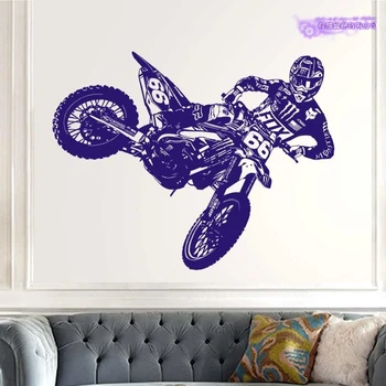 MXGP Off-road Motocykel Závodná Nálepky Vozidla Motocross Plagáty Vinyl Stenu Dekor nástenná maľba Off-road Autocycle Racing Odtlačkový