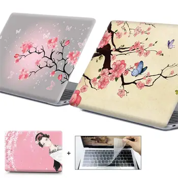 3D Notebook Prípad Pre Macbook Air Pro Retina 11 12 13 15 13.3 Nový Dotykový Panel A2159 Pre macbook Dotyk ID Vzduchu 13 A1932 +Kryt Klávesnice