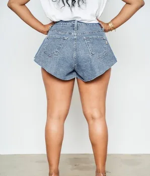 Sexy Denim Jean Šortky Ženy, Plus Veľkosti S-3XL Krátke Nohavice Midi Pás Letné Oblečenie Oblečenie Príležitostné Voľné Módne Džínsy 2020