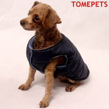 TOMEPETS Pet oblečenie buldog bunda veľké bellie psík jeseň&zimný kabát v námornícka modrá/tmavo zelená/ káva 4 veľkosti k dispozícii