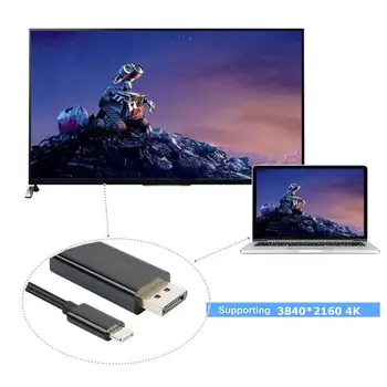 USB C Na DisplayPort Kábel USB 3.1 Typu C Na DisplayPort Kábel Pre MacBook, MacBook Air