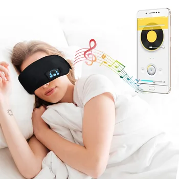 Bezdrôtový Bluetooth Očná Maska Spánku Slúchadlá Hudby, Spanie Okuliare Bluetooth 5.0 Tieňovanie Pohodlné Bluetooth Oko Patch