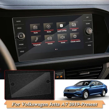Auto Styling Zobraziť Film GPS Navigácie Sklo Ochranný Film Pre Volkswagen Jetta A7 2019 - Ovládanie LCD Displej Film