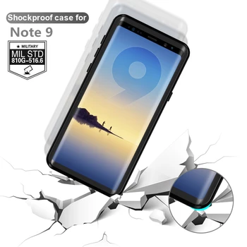 Pre Samsung Galaxy Note 9 Vodotesné puzdro pre Samsung Poznámku 9 8 S9 Plus S8 Plus Vode Odolné Vodotesné Plnú Ochranu Kryt