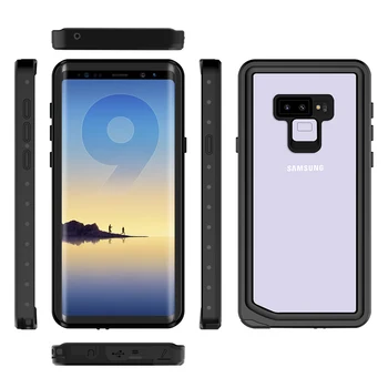 Pre Samsung Galaxy Note 9 Vodotesné puzdro pre Samsung Poznámku 9 8 S9 Plus S8 Plus Vode Odolné Vodotesné Plnú Ochranu Kryt