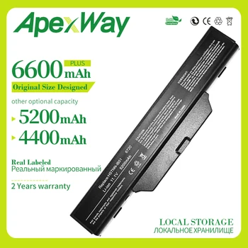 Apexway 6 bunky notebook batérie Pre HP COMPAQ 550 510 610 6720s 6730s 6735s 6820s 6830s HSTNN-IB62 HSTNN-OB62 HSTNN-IB51