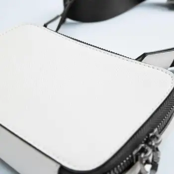 Biela Luxusné Tašky cez Rameno pre Ženy-Móda Malá Klapka Crossbody Tašky 2020 Tvar Mini Box program Messenger Tašky PU Kabelky Spojka Taška