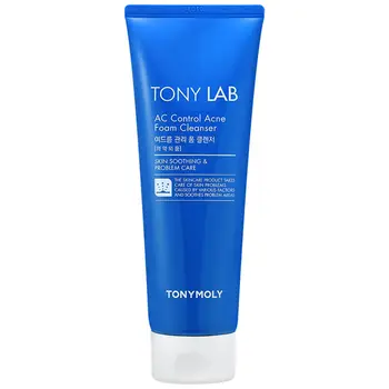 Najlepšie Kórea Kozmetika Tony Lab AC Kontrolu Akné Foam Cleanser 150 ml Facial Cleanser Blackhead Akné Odstraňovač Hydratačné Zubov