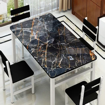 Luxusné Nordic štýl strana stôl dekorácie mat Imitácia mramoru obrus plastové podložky PVC nepremokavé Placemat Konferenčný stolík rohože