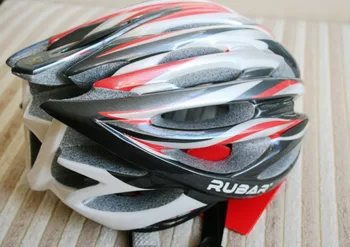 Rubar Cyklistické prilby black red MUŽI ŽENY BIKE PRILBA ultralight Cyklistické prilby 250G 54-58cm 27 jamiek Dospelých unisex