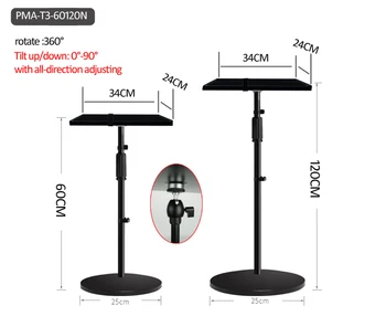 (60-120 CM) T3-60120N univerzálny mini projektor stolnému stojanu Z3S G1 P1 P2 X1 G1-S PPX4350 PPX4935 X6 video tabuľka mount držiak