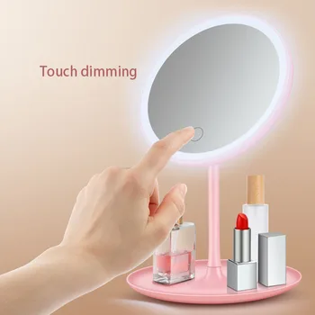 LED kozmetické zrkadlo stôl s lampou ubytovni toaletný zrkadlo ľahko vyplniť svetlo make-up zrkadlo