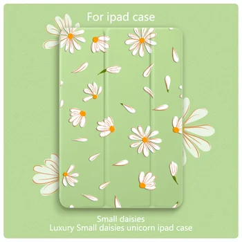 Daisy Kvety pre iPad 7. Generácie Prípade Roztomilý Kaktus Pro 11 2020 6. 5. 9.7 Mini 5 Funda Vzduchu 2 10.5 Vzduchu 3 Pro 12 9 2018 Kryt
