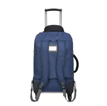 Kolesové batoh pre cestovanie vody dôkaz Ženy Cestovanie vozíka tašky Nylonová taška na kolesá batožiny Cestovné Koľajových Batožiny Tašky Kufor
