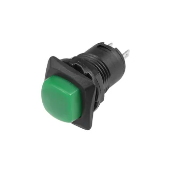 UXCELL 20pcs Prepínače 12mm Momentálne Plastové Mini Koleso Zatlačte Tlačidlo Prepnúť Zelená SPST Nomally Otvoriť Elektrických Zariadení, Dodávky