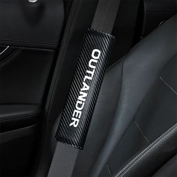 2 ks Pásov Zahŕňa PU Auto Ramenný Pásik pre Mitsubishi OUTLANDER 2013-2019 Vozidla bezpečnostným pásom Kryt Popruhy pre Dospelých, Mládež