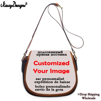 Vaše logo prispôsobené crossbody tašky pre ženy Dievča DIY peňaženky a kabelky Ženy dizajnér tašky Voľný Drop Tote Tašky Doprava