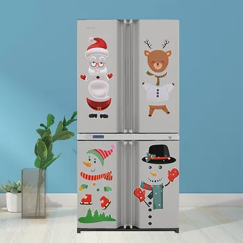 Cartoon Starý Muž Elk Magnetické Chladnička Nálepka/Vianočné Chladnička Magnet/Vianočné Ozdoby/Kuchyňa Atmosféru Dekorácie