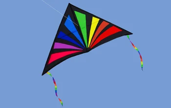 New Vysoká Kvalita Rainbow Kite Delta S Rukoväť Linka Dobrá Lietania Factory Outlet