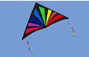 New Vysoká Kvalita Rainbow Kite Delta S Rukoväť Linka Dobrá Lietania Factory Outlet
