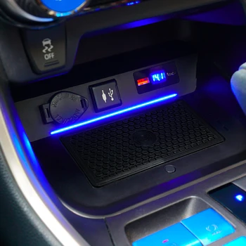 V pravej Ruke Drive Bezdrôtové Nabíjačky Panel Pre Toyota RAV4 2019 2020 Auto Bezdrôtový Rýchle Nabíjanie Telefónu Držiak Pre Toyota RAV4 2020
